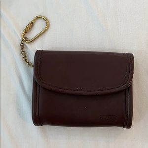 Coach Brown Leather Coin Purse